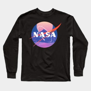 Aesthetic NASA Logo Long Sleeve T-Shirt